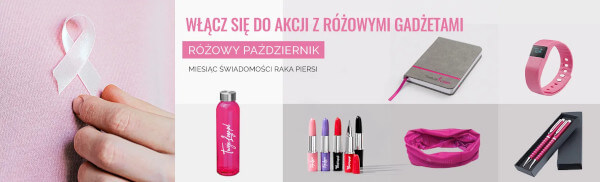 Włącz sie do akcji z różowymi gadżetami